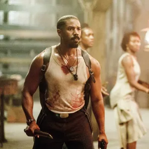 Michael B. Jordan and the cast of Sinners