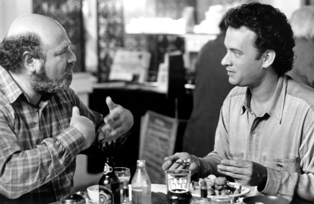 Rob Reiner and Tom Hanks in Sleepless in Seattle