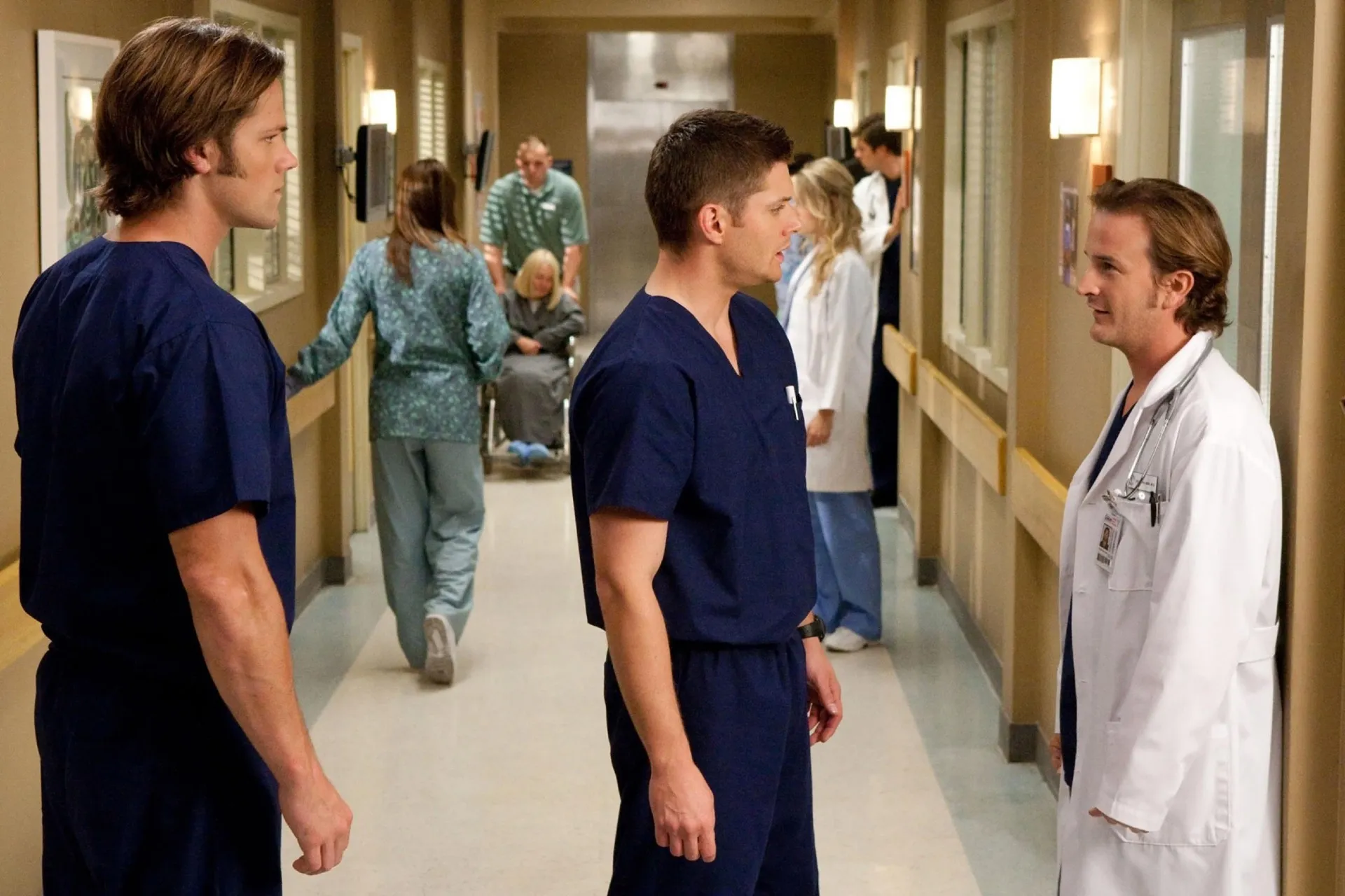 Jared Padalecki, Jensen Ackles and Richard Speight Jr. in Supernatural