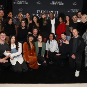 Taylor Swift Makes Surprise Appearance at End of an Era Screening Before Emotional Docuseries