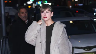 NEW YORK, NY - DECEMBER 10: Taylor Swift is seen on December 10, 2025 in New York City. (Photo by Patricia Schlein/Star Max/GC Images)