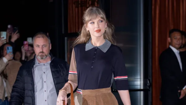 NEW YORK, NY - NOVEMBER 7: Taylor Swift is seen on November 7, 2025 in New York City. (Photo by XNY/Star Max/GC Images)