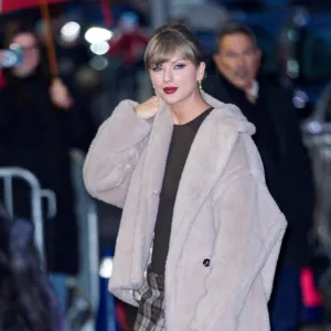NEW YORK, NY - DECEMBER 10: Taylor Swift is seen on December 10, 2025 in New York City. (Photo by XNY/Star Max/GC Images)