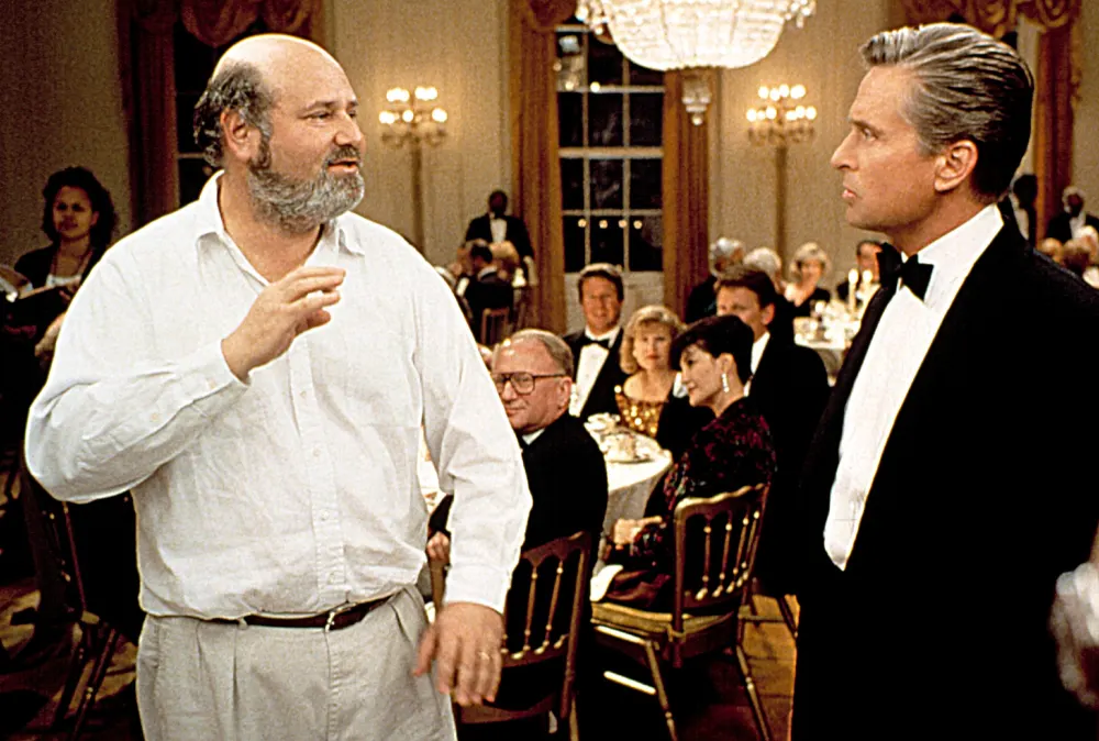Rob Reiner and Michael Douglas in The American President