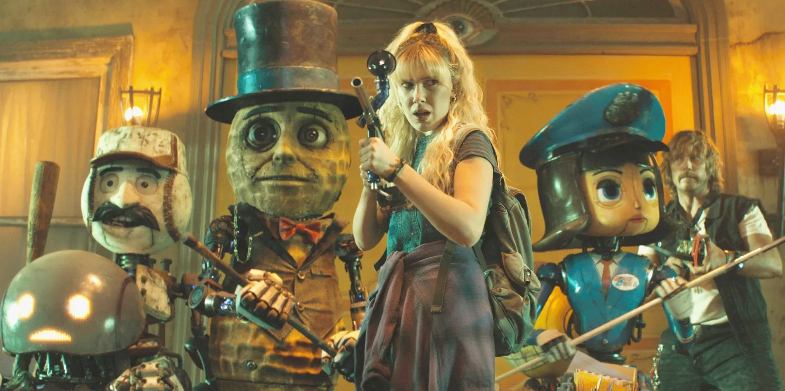 Millie Bobby Brown and Chris Pratt in The Electric State