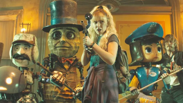 Millie Bobby Brown and Chris Pratt in The Electric State