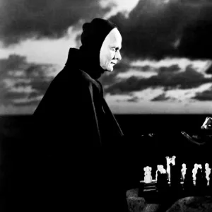 Bengt Ekerot and Max von Sydow in The Seventh Seal