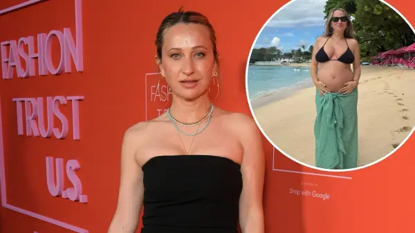 Tobey Maguire's Ex Jennifer Meyer Cradles Baby Bump in Bikini Photos