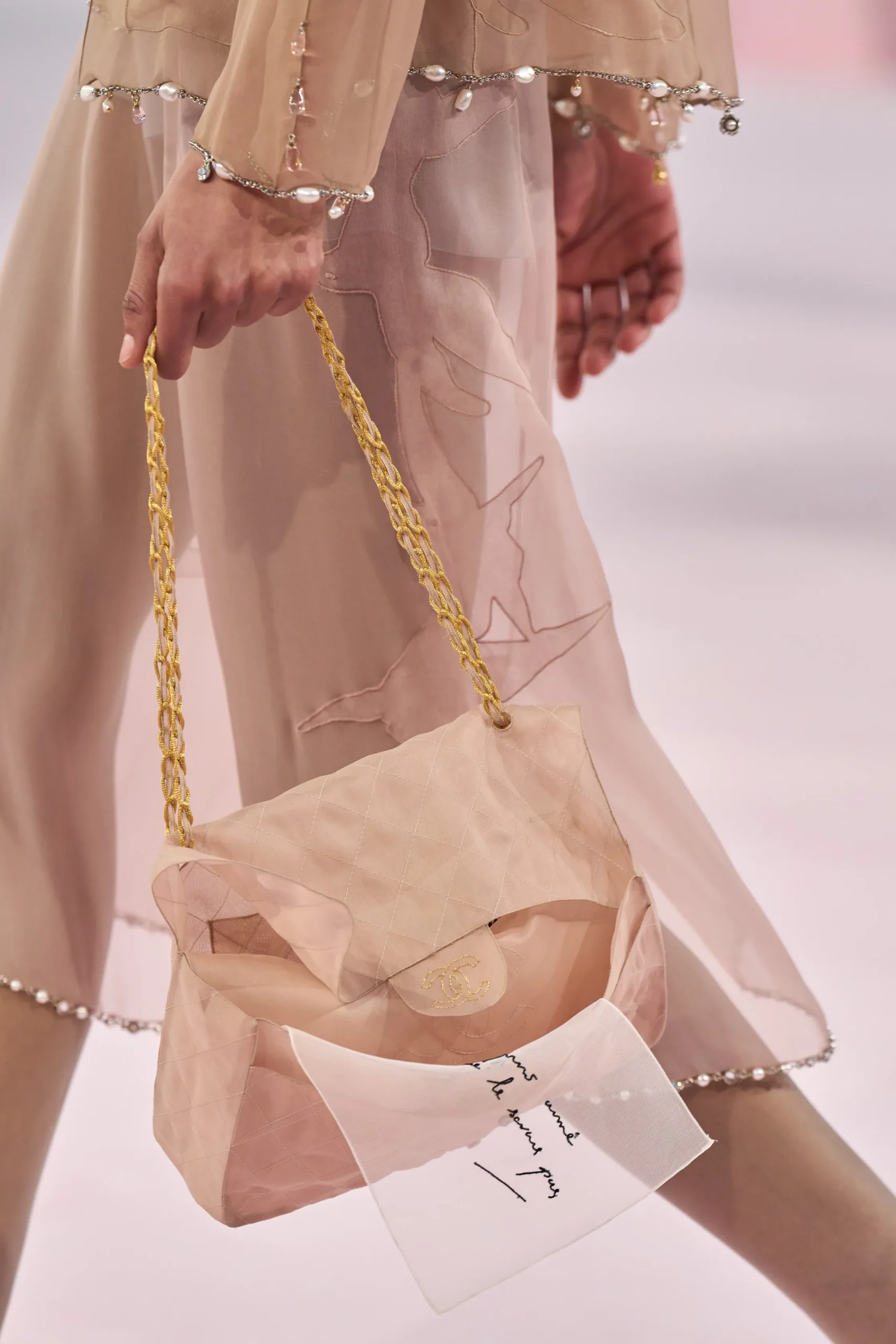 Matthieu Blazy Debuts Sheer Chanel Couture Bags for Spring 2026