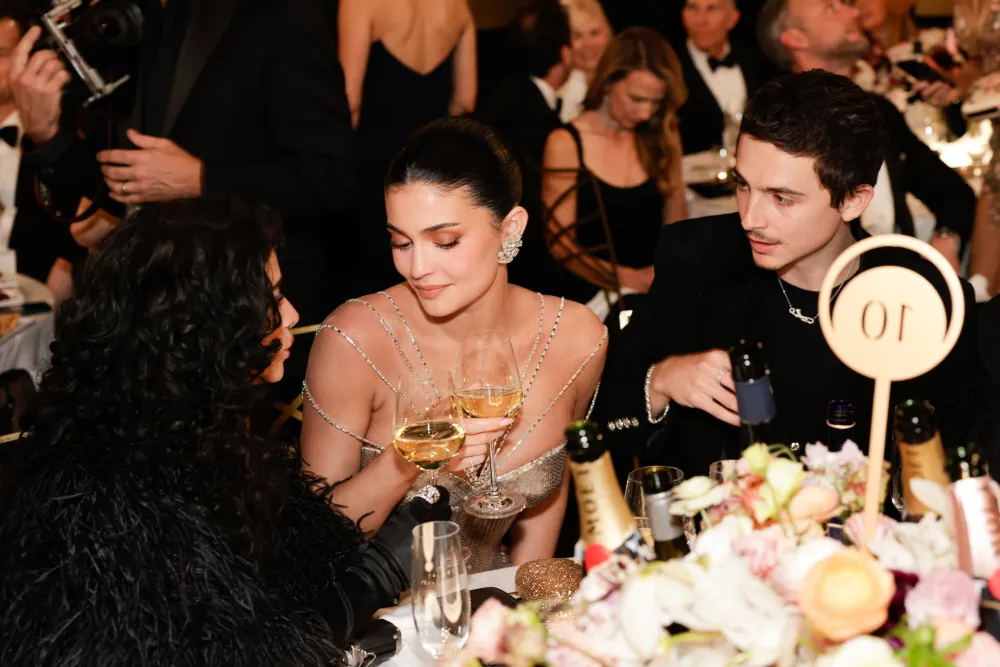 Kylie Jenner Hugged Odessa A&rsquo;zion After Timothee Chalamet's Golden Globes Win