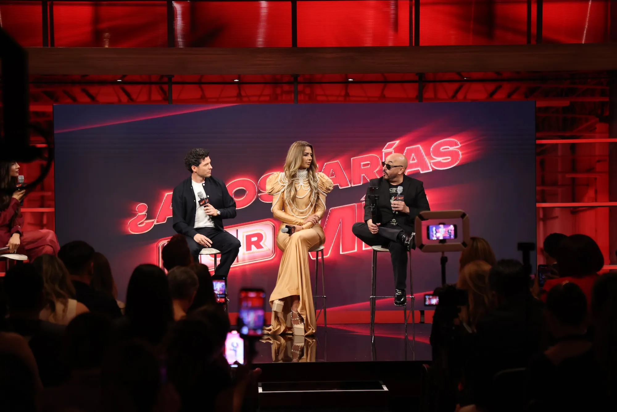 Jorge Lozano, Cecilia Galliano y Lupillo Rivera