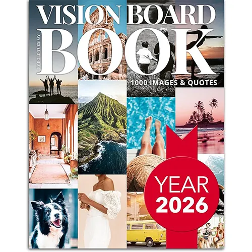 Bold Tuesday Vision Board Book Magazine for Women
