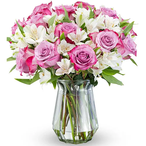 Benchmark Bouquets Delightful Roses Bouquet