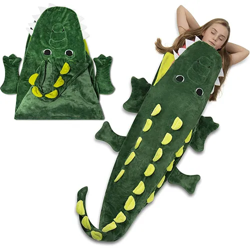 CozySnugs Cozy Crocodile Animal Tail Blanket