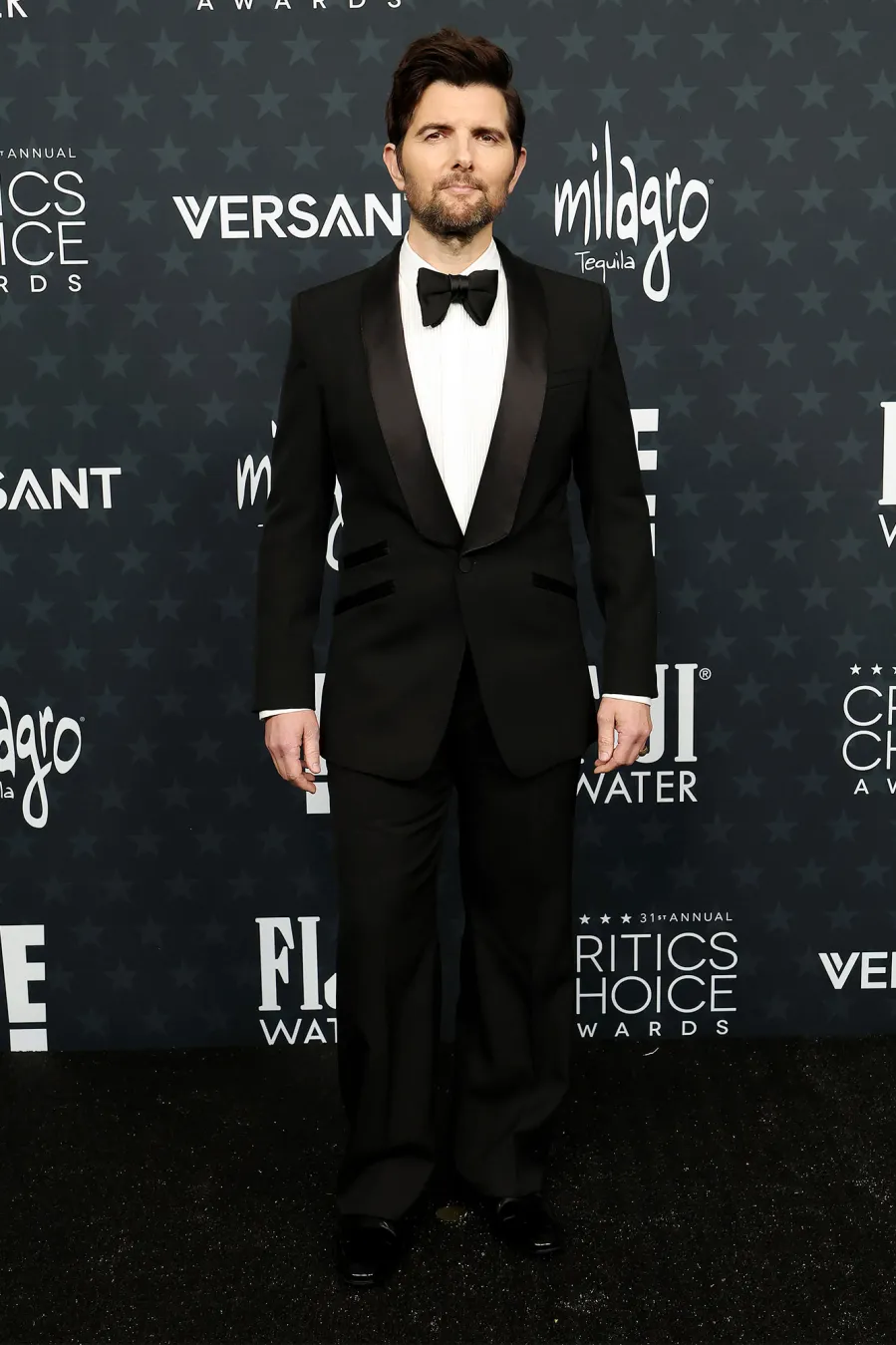 Adam Scott Red Carpet Arrival 2026 Critics Choice Awards