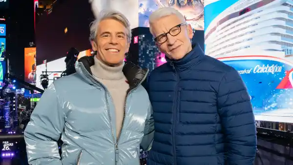 Andy Cohen and Anderson Cooper Times Square New Years Eve Hot Pics