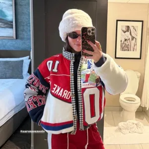 Designer Behind Patriots WAG Ann Michael Maye's Jacket on Custom Touches