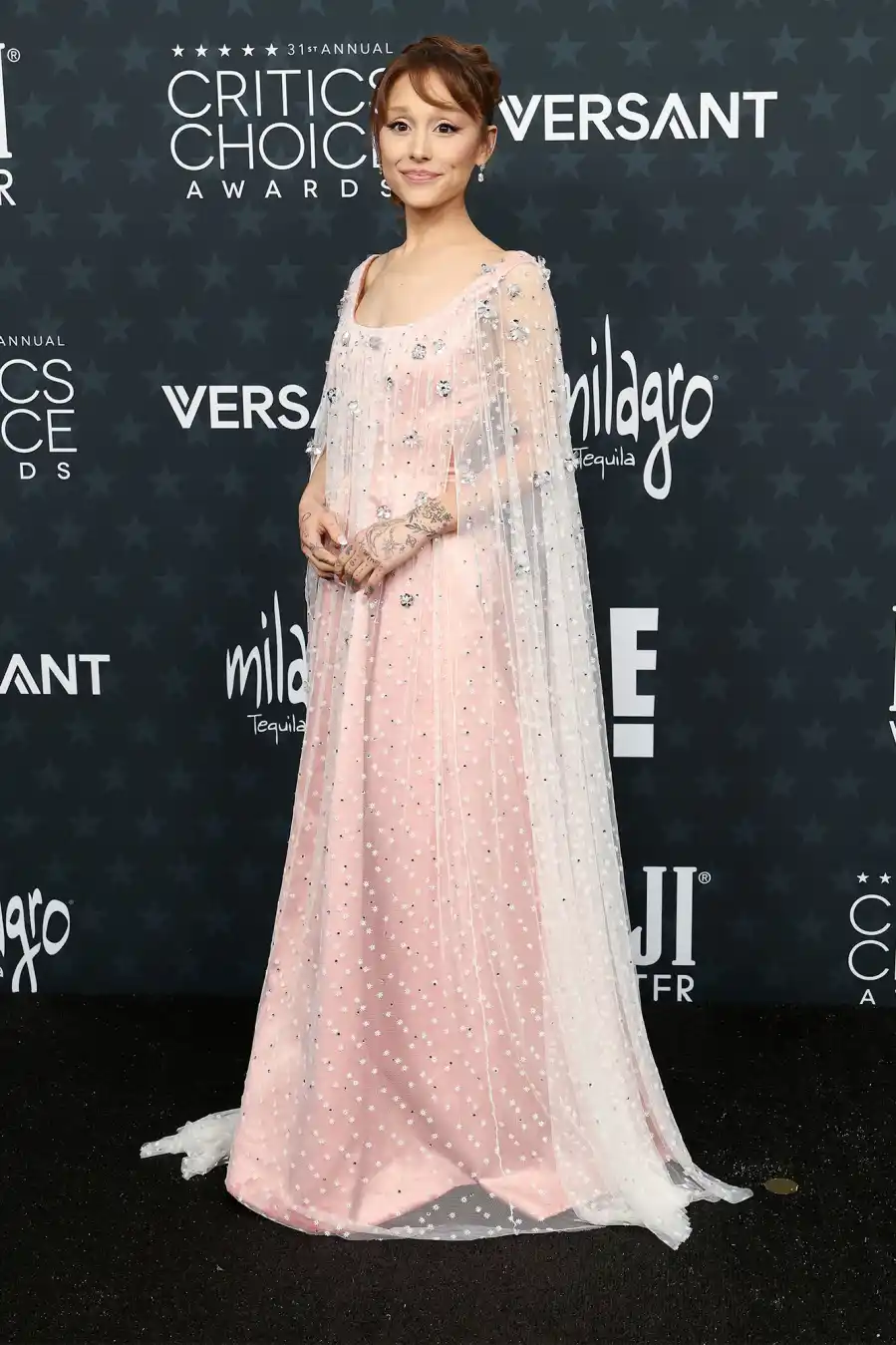 Ariana Grande Red Carpet Arrival 2026 Critics Choice Awards