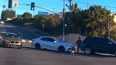 Baby Flies Out of Car