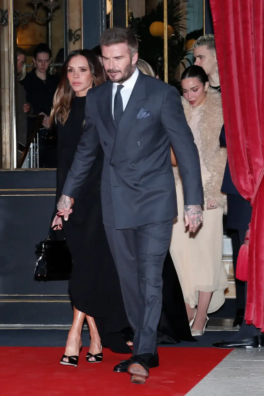 Beckham Family Spotted During Paris Fashion Week Amid Brooklyn Drama Slide 7