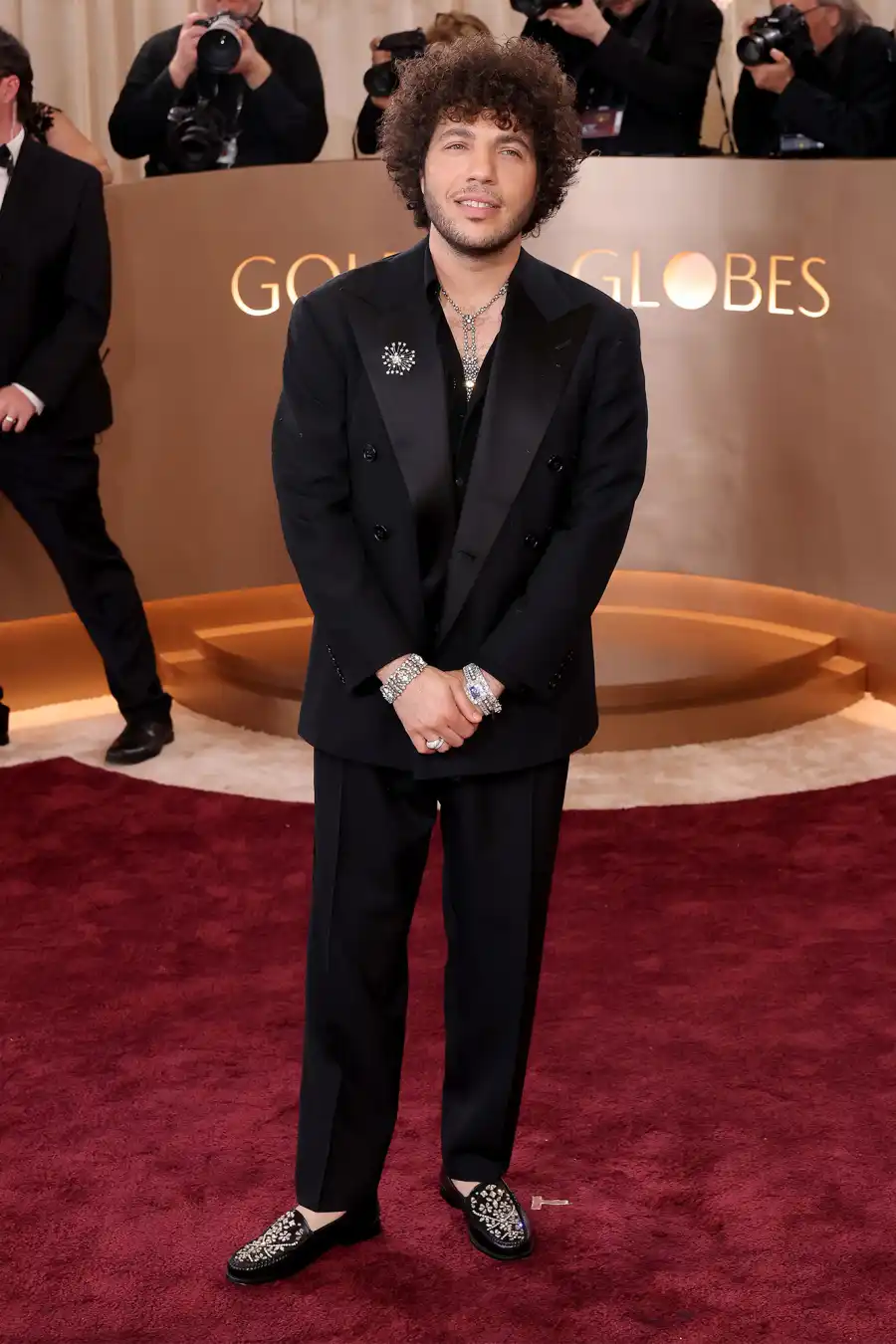 Benny Blanco Red Carpet Arrival Golden Globes 2026