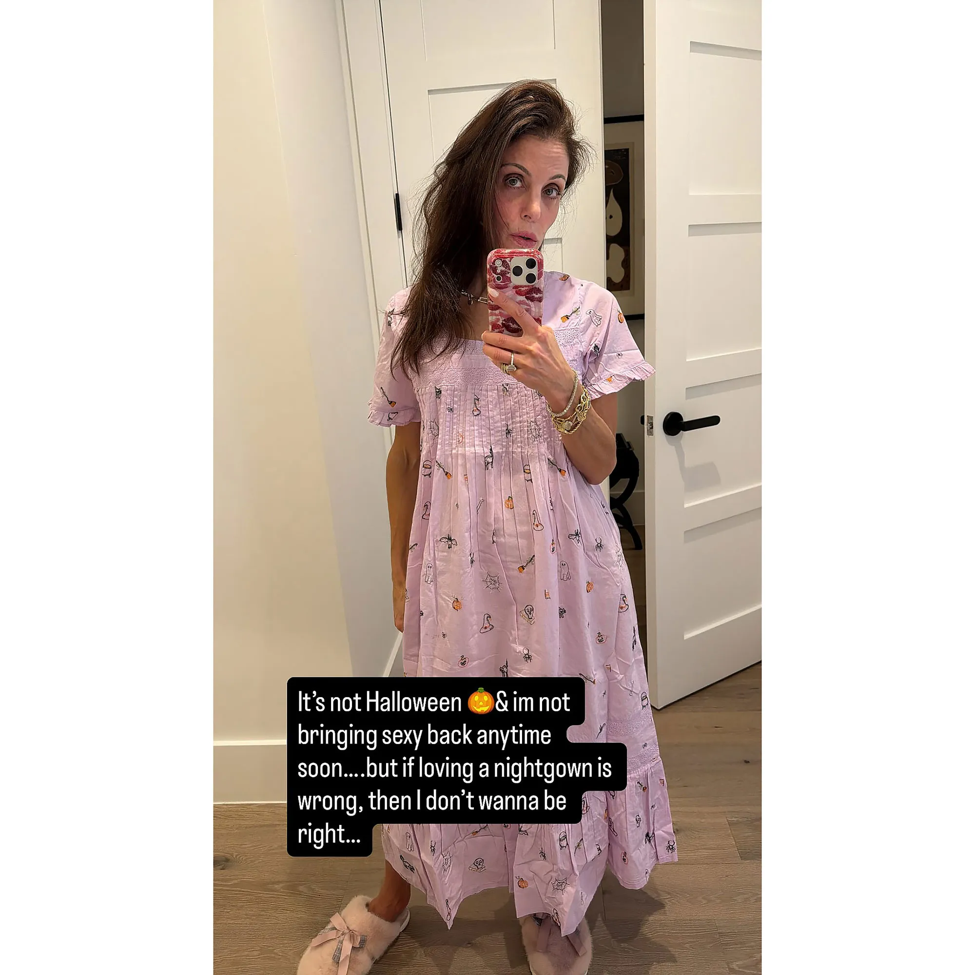 Bethenny Frankel Shows Off Her Not Sexy Nightgown