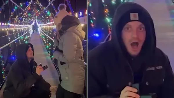 Boyfriend Drops Engagement Ring 118 Feet From Suspension Bridge During Proposal
