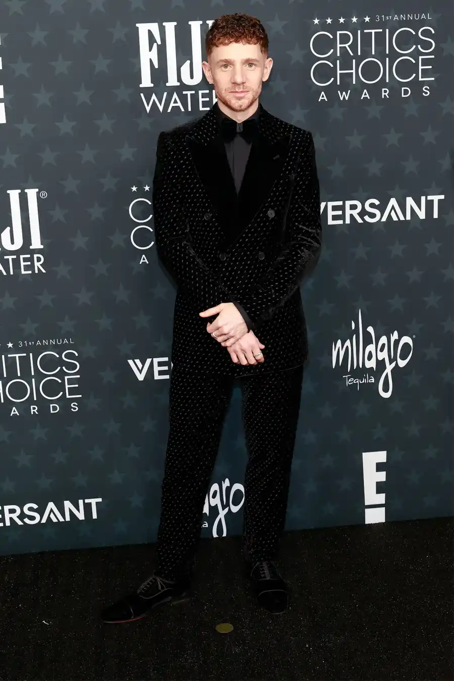 Chris Perfetti Red Carpet Arrival 2026 Critics Choice Awards
