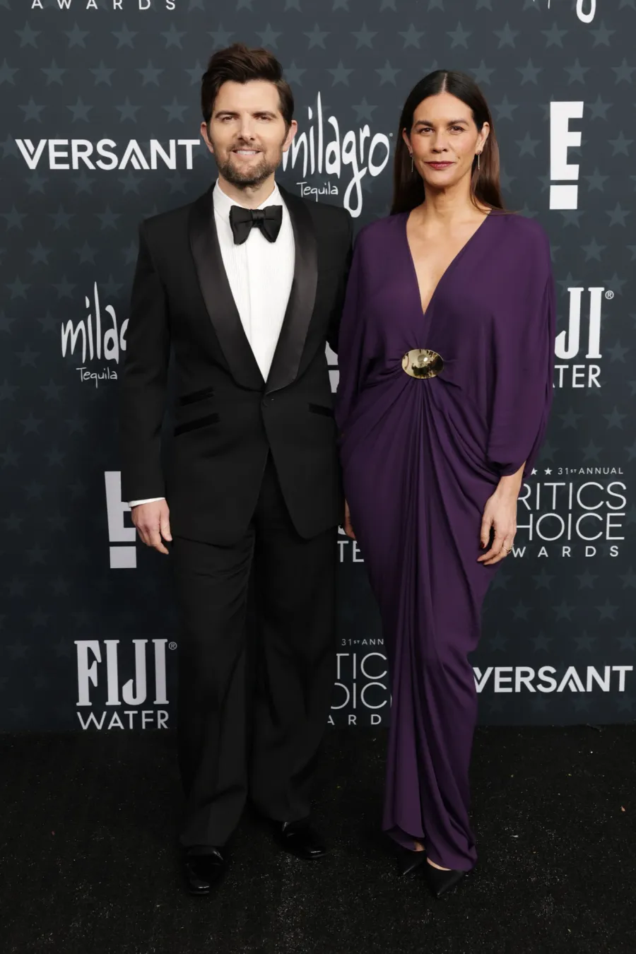 Critics Choice Awards 2026 Hottest Couples Adam Scott and Naomi Scott