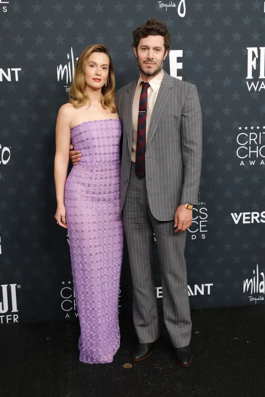 Critics Choice Awards 2026 Hottest Couples Leighton Meester and Adam Brody