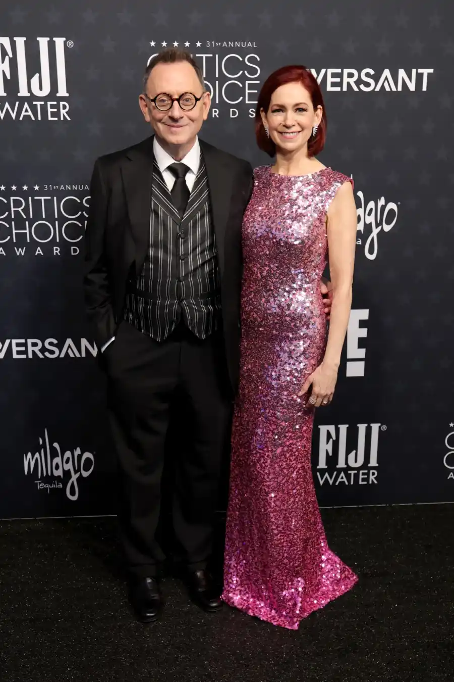 Critics Choice Awards 2026 Hottest Couples Michael Emerson and Carrie Preston