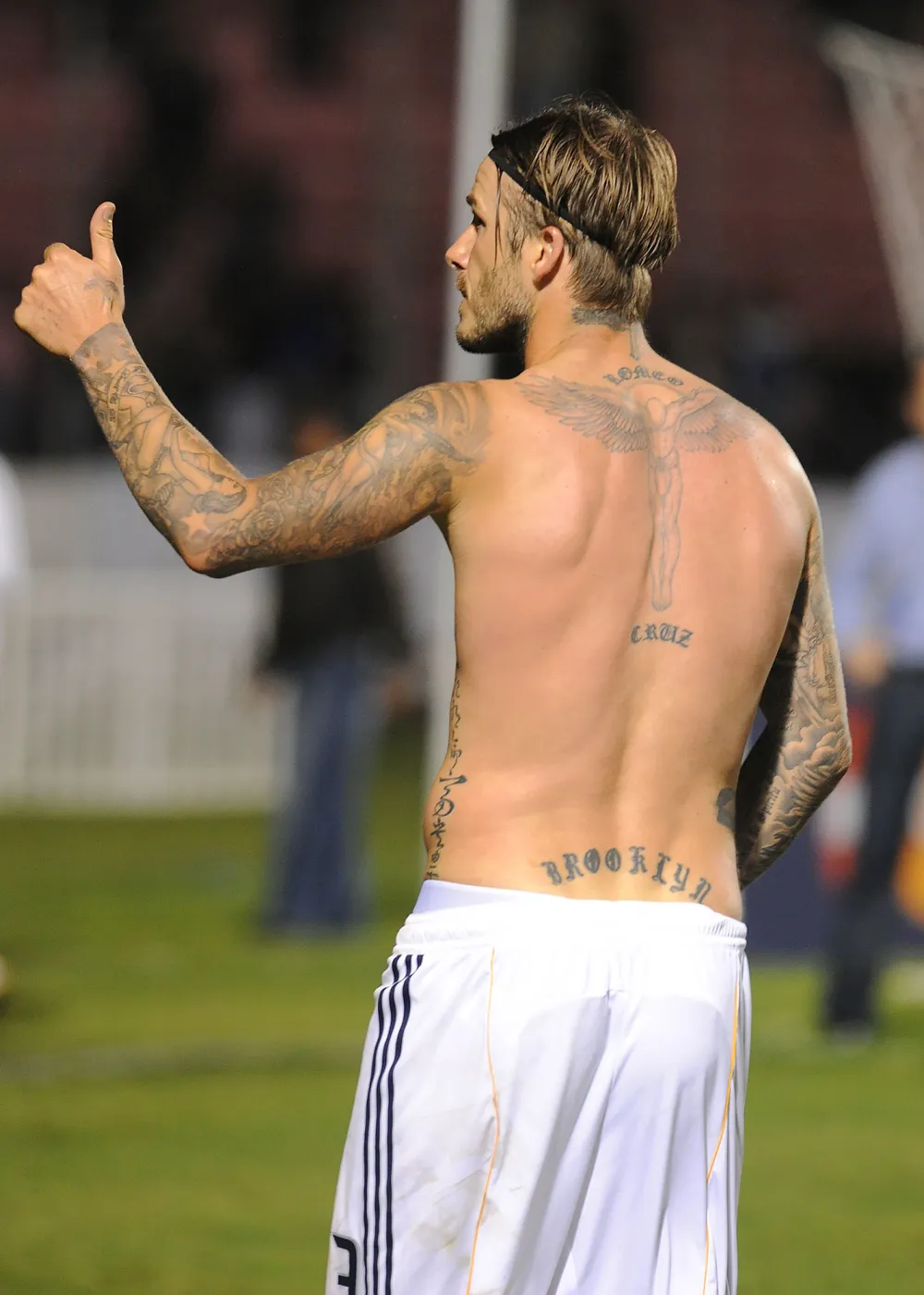 David Beckham Tramp Stamp Tattoo of Son Brooklyn Name Resurfaces Amid Family Drama