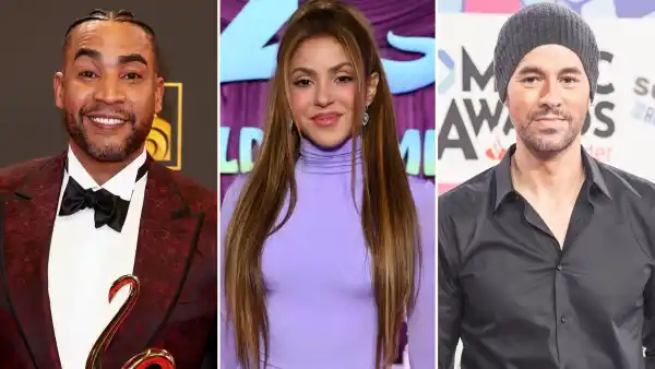 Don Omar, Shakira y Enrique Iglesias.