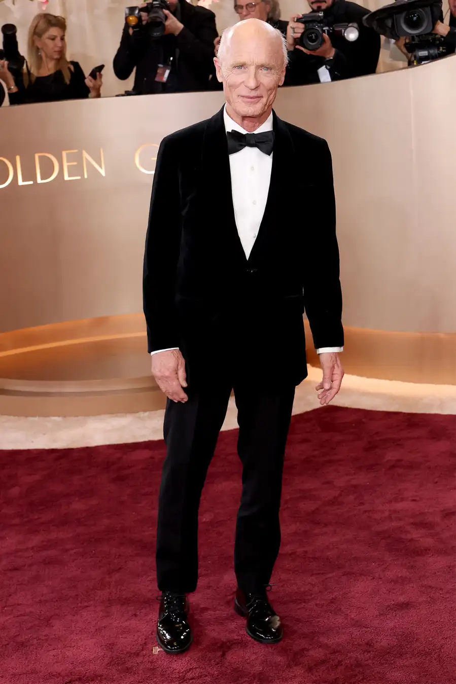 Ed Harris Red Carpet Arrival Golden Globes 2026