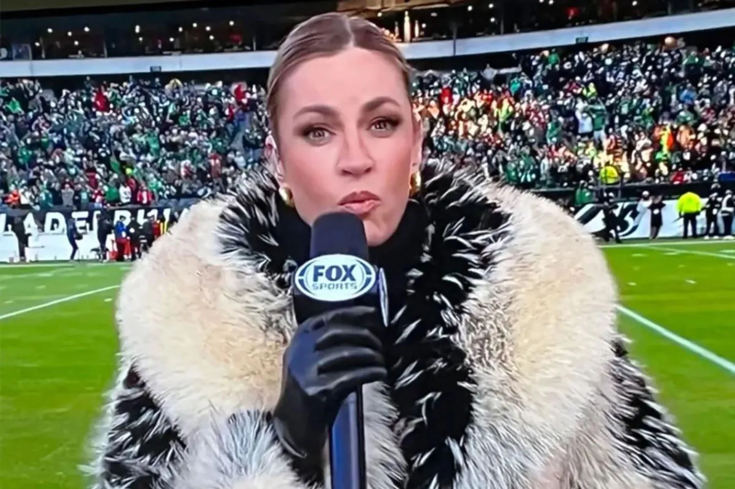 Erin Andrews Fur Coat Sells Out After Fan Reactions to Her Extravagant Sideline Look