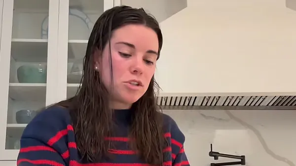 Fans Express Concern About Patriots QB Drake Maye Wife Ann Cutting Skills in Viral TikTok Video