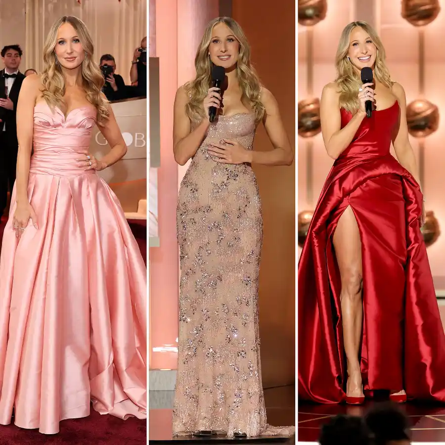 Feature All the Looks Nikki Glaser Wore While Hosting the 2026 Golden Globes