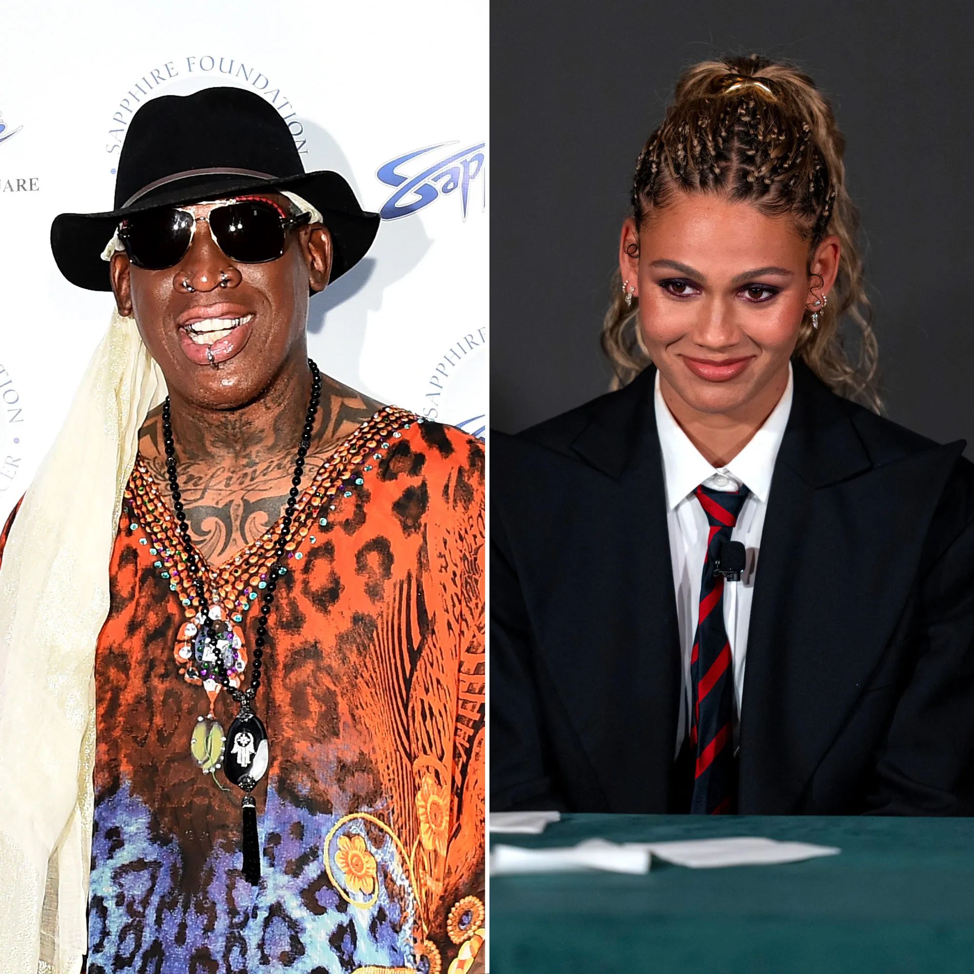 Feature Dennis Rodman Reacts to Daughter Trinity Becoming Highest Paid Women Soccer Player in the World