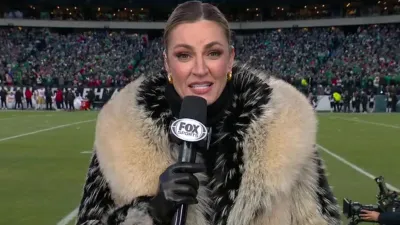 Feature Erin Andrews Addresses Her Luxe Fur Coat After Causing a Fashion Stir