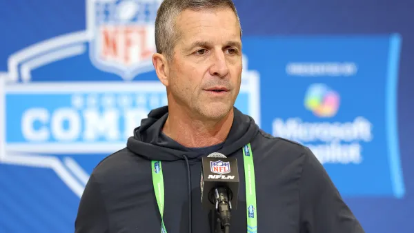 Feature John Harbaugh Reacts to President Donald Trump Endorsement After Taking New York Giants Head Coaching Job