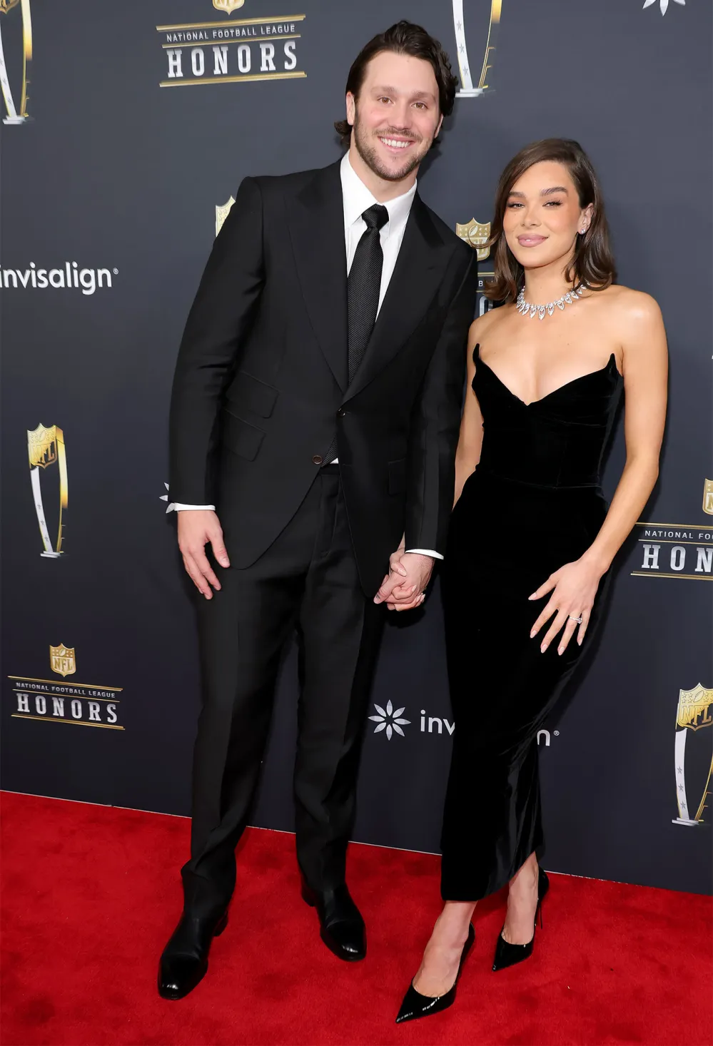 Feature Josh Allen Reacts to Viral Photo of Wife Hailee Steinfeld in Broncos Gear Ahead of Playoff Game