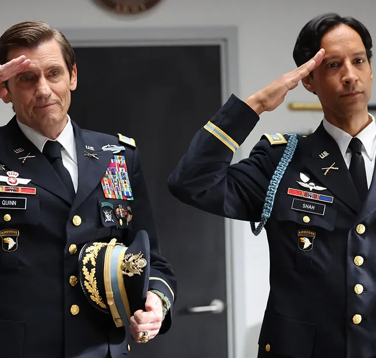 Denis Leary and Danny Pudi in Going Dutch