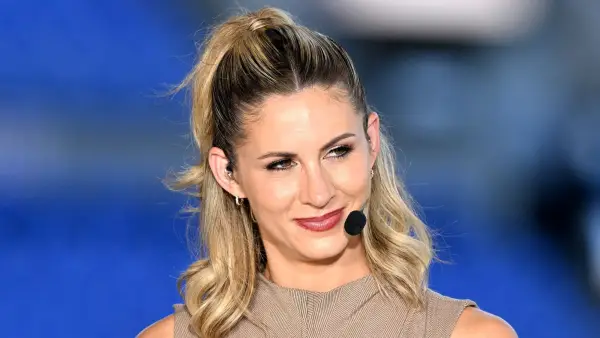 GettyImages-2237034155 Laura Rutledge Explains Awkward Postgame Interview With Sam Darnold