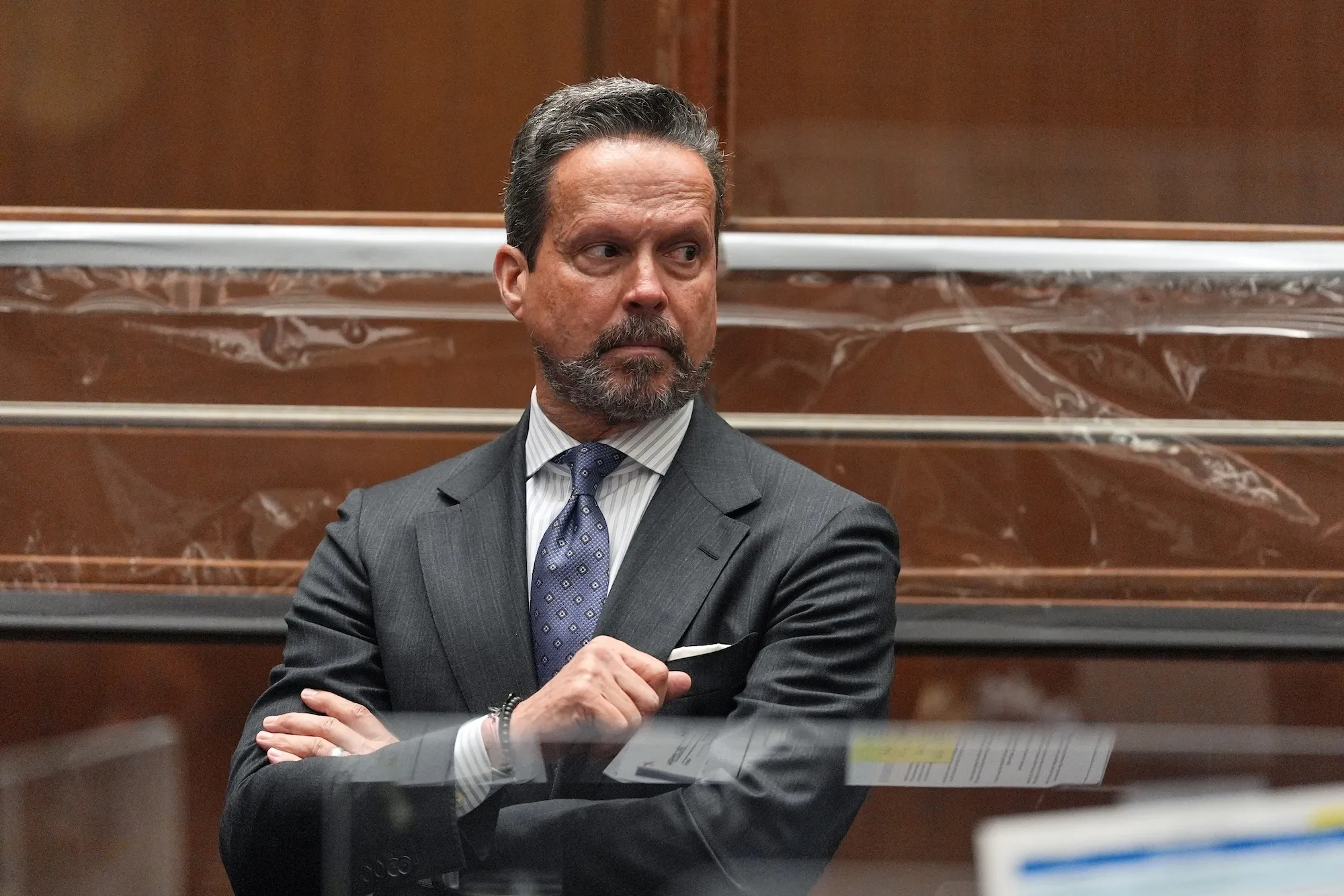 GettyImages-2251777440 Nick Reiner's Former Lawyer Alan Jackson Returns to Court for Pepperdine Case