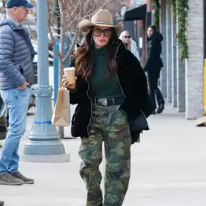 Kyle Richards is seen on December 23, 2025 in Aspen, Colorado.
