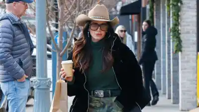 Kyle Richards is seen on December 23, 2025 in Aspen, Colorado.