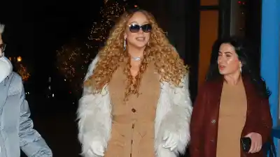 Mariah Carey is seen leaving a Bottega Veneta store on December 30, 2025 in Aspen, Colorado.