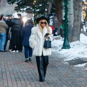 Rachel Zoe is seen on December 30, 2025 in Aspen, Colorado.