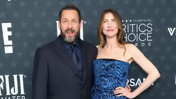 Adam Sandler Has Fun Night Out With Wife at 2026 Critics Choice Awards