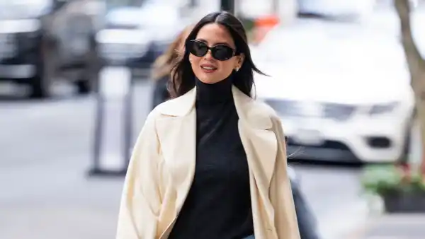 Olivia Munn is seen in the Upper East Side on January 07, 2026 in New York City.